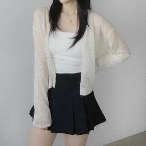 아트박스/라이니 오버핏 썸머 시스루 가디건 ou-4053c