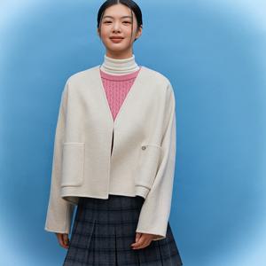 [랩](핸드) V넥 가디건형 코트(AQ4WTA64)