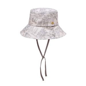 [헤지스]HIHE5F012P1_여성 핑크 프린팅장식 벙거지모자