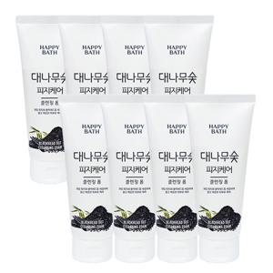 해피바스 대나무숯 피지흡착 클렌징폼 200g x8