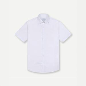 [예작(셔츠)]솔리드 뱀부믹스 카라자수 라이트 슬림 화이트 (YJEMIS442)
