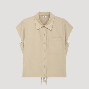 [리스트]캡소매 코튼 스트링 셔츠 TWWSTP62190