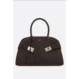 FERRAGAMO Hug medium handbag in bicolor leather 777524