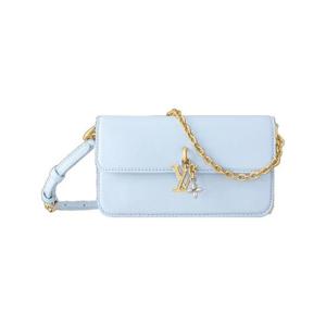 루이비통 월렛 온 체인 LV 블룸 아주르 블루 M14547