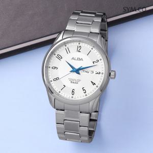 알바 AV3253X1 모던 슬림 데이데이트 투톤 정장 남자 메탈 시계 c