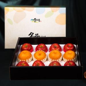 [이슬마루] 경북 사과 배 혼합선물세트 4.3kg(사과8개/배4개)