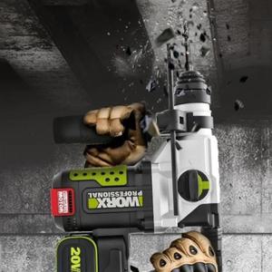 충전 충전 로타리 해머드릴 WORX PRO WU389.9 20V