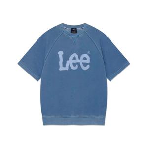 LEE 빅 로고 다잉 반팔 맨투맨 B1 LE2502CR12 CB PO