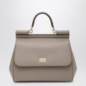 DOLCEGABBANA Large mud colour Sicily Hand Bag BB6002B1001XLDOLCE-80045