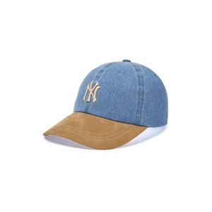 MLB  (3ACPB125N-50BGS) 공용 데님 스웨이드 언스트럭쳐 볼캡