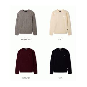 [후아유] 스티브 케이블 스웨터 / Steve Cable Sweater (U) WHKAF4911U