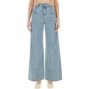 메종마르지엘라 하이웨스트 와이드 데님 진 S51LA0128 S3061796