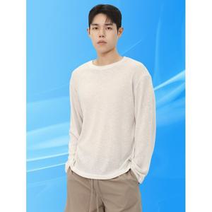 [빌리버스] 남성 린넨 긴팔티 구김방지 스판 쿨 긴팔 티셔츠 BLC004