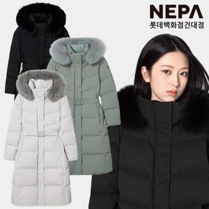 네파[택가 599,000원]여성 프리미아 롱패딩 다운자켓 구스다운 롱코트 안유진착장 7L82071