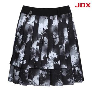 JDX HC03 여성 전판 메쉬 패턴 플리츠 큐롯 X1PQW6772