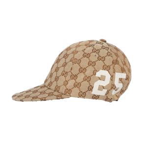 GUCCI GG 코튼 캔버스 야구 모자 (751400 4HA0L 9777)
