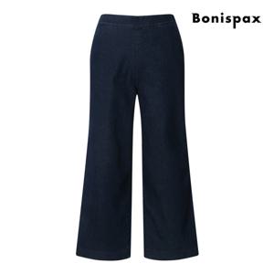 보니스팍스  밴딩 와이드 크롭 데님 팬츠 (XP9PT004M0)