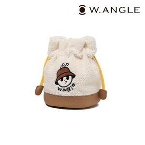 [와이드앵글]   WWU22P02W3   여성 WG 플리스 캐릭터 파우치 (Off White)