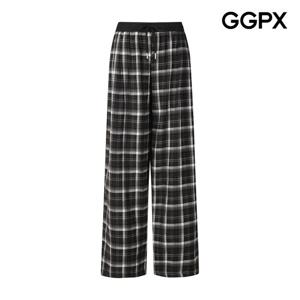 GGPX  피치기모 밴딩 체크 팬츠 (GP8PT007F)