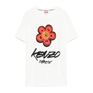 겐조   반팔 티셔츠 FW25 FF62TS3564SG02 5799467 White