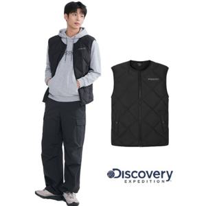디스커버리 2025F W 겨울 [DMDV73056BKS] 남성 디하스 튜브 다운 패딩베스트