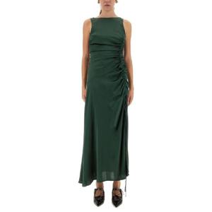 가니   민소매원피스 FW25 W0739774 6191360 GREEN