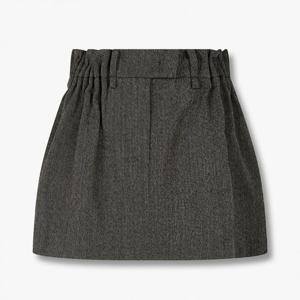 [보브]셔링 디테일 울 미니 스커트 7115335805
