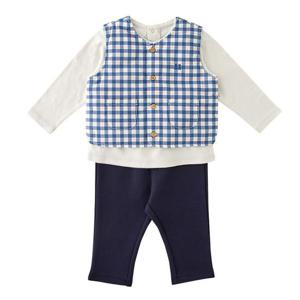 [밍크뮤]클래식체크베스트SET상하복 (34A12-611-01)