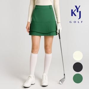 봄가을 겹플리츠 주름 치마 여성 골프 큐롯 스커트 DPFLSK61