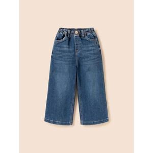 [빈폴키즈] [DENIM] 여아 기모 데님 세미 와이드핏 팬츠  블루 (BI5X21G02P)