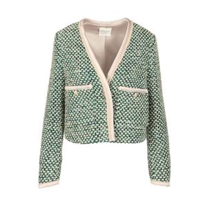 포르테포르테   트위드 자켓 FW25 14003F48A 6038 5940708 Green