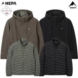 네파 [택가 459.000원](7L50600) 남성 템프스 3IN1 고어텍스 방수 방풍자켓(다운+자켓)