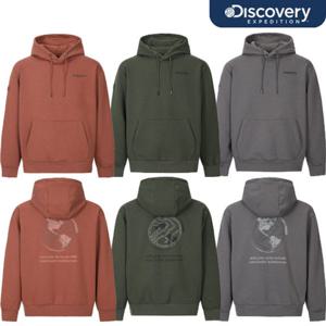 디스커버리 25FW 아웃도어 백그래픽 기모 후드티셔츠 DXHD55056