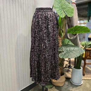 스테파니 HC05 호피주름스커트SK A24SK4409HK6