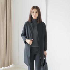 엄마옷 마담4060 클래식라운드롱코트 데일리 중년여성 -ZCO2509001-