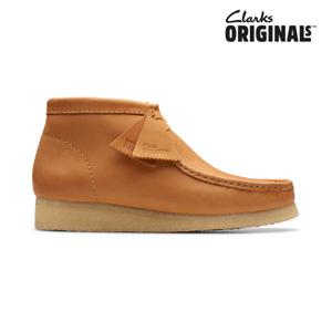 [클락스오리지널] 클락스 왈라비 레더 미드 남성 부츠 탄 26176627