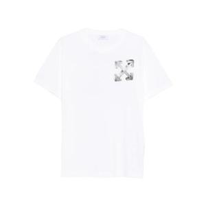 오프화이트 반팔 티셔츠 OMAA027F25JER00A 0172 WHITE