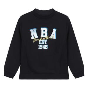 [NBA KIDS]NBA 스프레이 로고 프린트 하이넥 기모 맨투맨(K224TS090P)