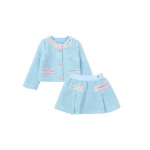 [프렌치캣(백)]스카이블루트위드 J/K스커트셋트(Q44DCK070CS090)