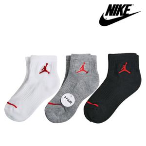 [나이키키즈(플레이키즈)]조던 점프맨 쿼터 삭스 3PK 양말 세트 5-7세 N252SO409P