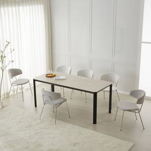 소소숲 라피 12T 통세라믹 6인식탁 세트 1800