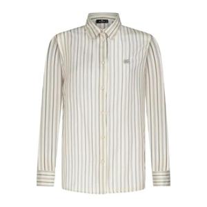 25 FW 에트로 페가소 자수 스트라이프 실크 셔츠 WRIA001399TR149 TP432340203