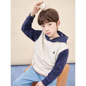 [빈폴키즈] 후드 스웨트 셔츠  베이지 (BI5941U07A)