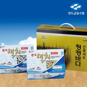 [완도금일수협] 완도특선 멸치선물세트2호(중멸1kg,대멸1kg)