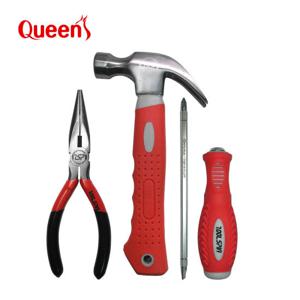 퀸즈 필수 수공구 망치 롱노우즈 양용드라이버 3종세트