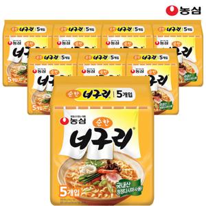 농심 순한너구리120gx40봉 1박스