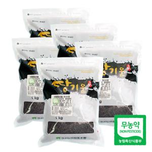 [고산농협] 친환경 땅기운 발아찰흑미 1kgx5팩(5kg)