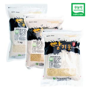 [고산농협] 친환경 땅기운 찹쌀/현미/찰보리쌀 각1kg(3kg)