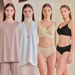 ESCADA 골드 박스 모달 라운지 에디션 (숄+라운지웨어 세트+퓨징 브라팬티 2세트)