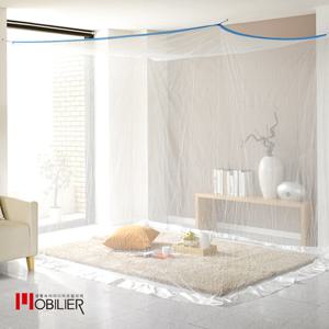 모빌리에 화이트 사각 캠핑 모기장 2~3인용